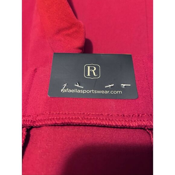 Rafaella Comfort Slim Ankle Chilipepper Red Slip On Pants Size 12 NWT - Picture 7 of 12